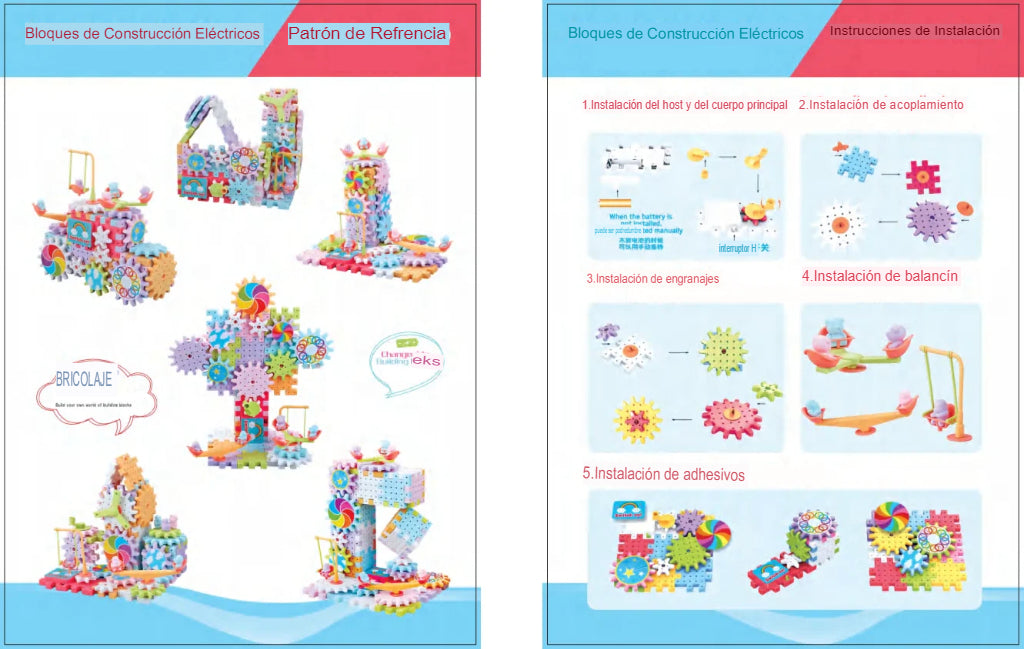 ⚙️GEARS&BLOCKS: BLOQUE DE CONSTRUCCIÓN DE ENGRANAJES🧩