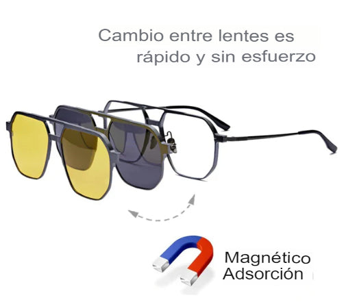 FLEXILENS: GAFAS POLARIZADAS 3 EN 1🕶️🌞