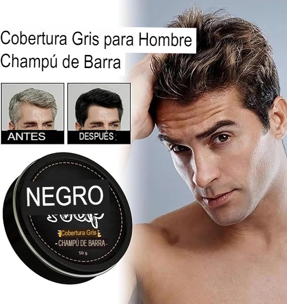 CoverCurl: Shampoo cubre canas 👴➡️👦