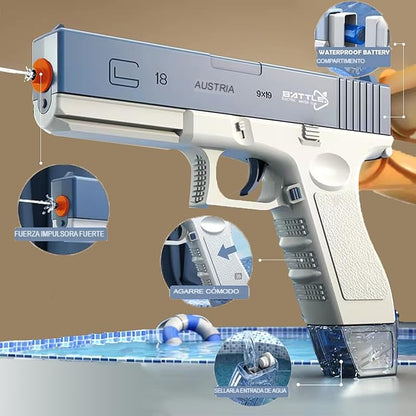 HYDROFUN: PISTOLA DE AGUA ELÉCTRICA 💦🚀