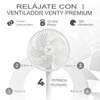 VENTY: VENTILADOR PLEGABLE PORTÁTIL 💨