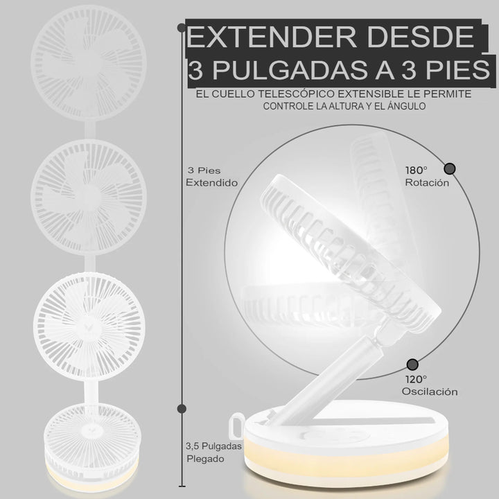 VENTY: VENTILADOR PLEGABLE PORTÁTIL 💨