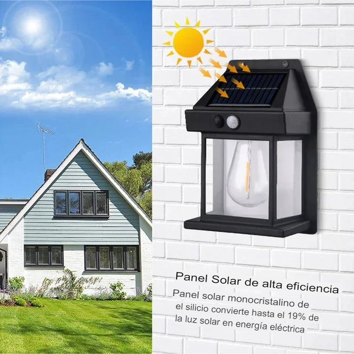 ECOGLOW: LÁMPARA SOLAR PARA EXTERIOR💡🌿